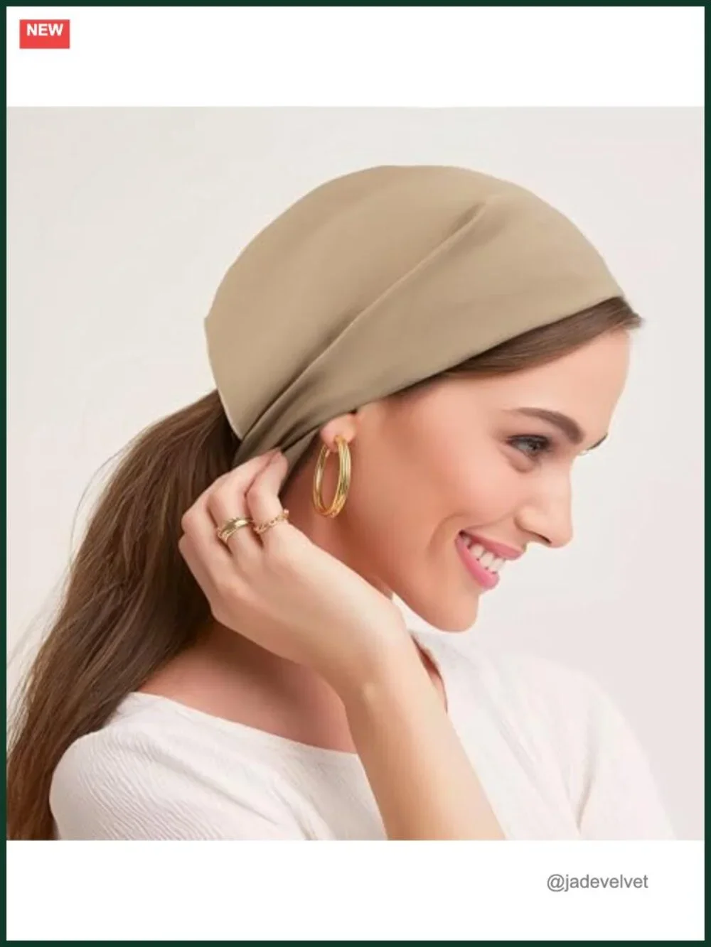 Tie-Back Triangle Head Scarf Bandanas Women Hair Accessories